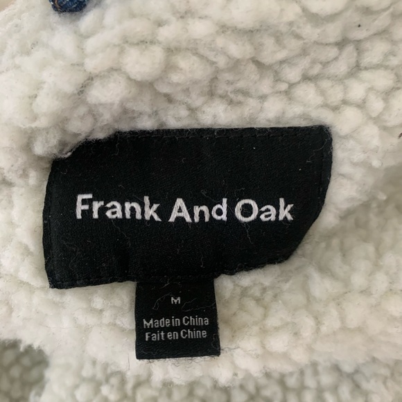 Frank and Oak Men’s Jean Jacket with fur interior - Picture 3 of 3